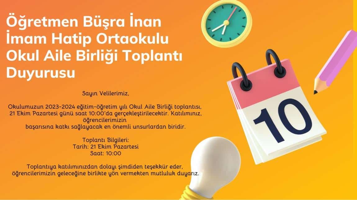 OKUL AİLE BİRLİĞİ TOPLANTISI